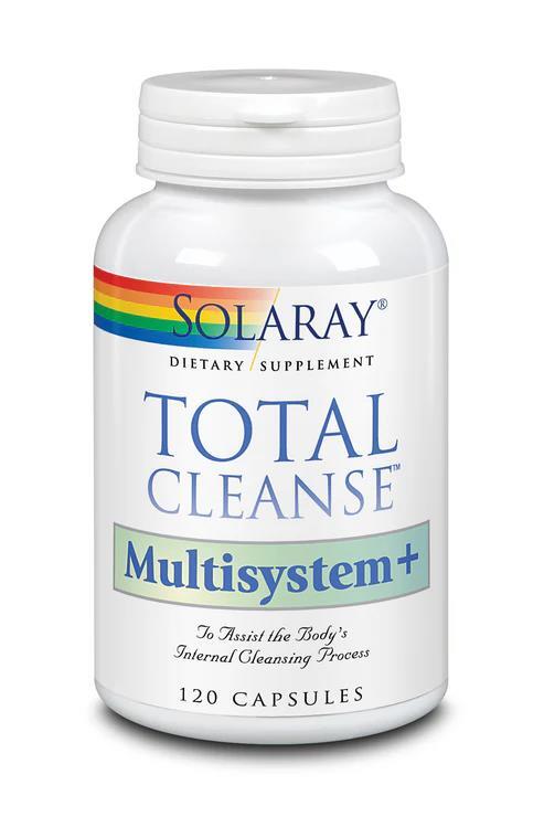 Полное очищение организма Solaray Total Cleanse Multisystem, 120 капсул