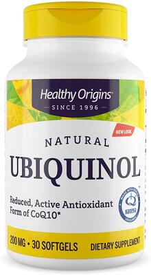 Убихинол Healthy Origins Ubiquinol 200 мг, 30 капсул