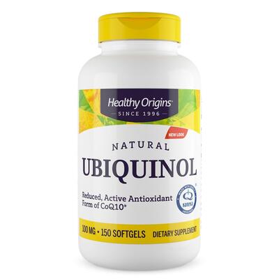 Убихинол Healthy Origins Ubiquinol 100 мг, 150 капсул