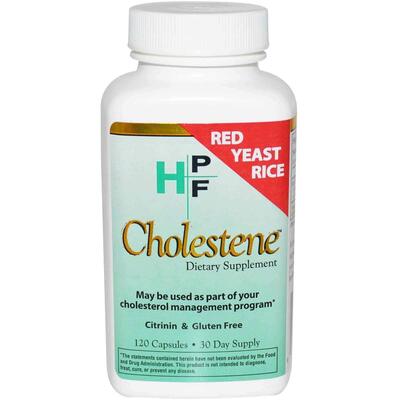 Красный дрожжевой рис Healthy Origins HPF Cholestene, 120 капсул