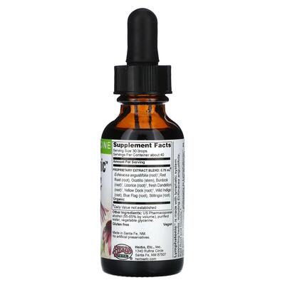 Лімфатонік Herbs Etc Lymphatonic, 30 мл
