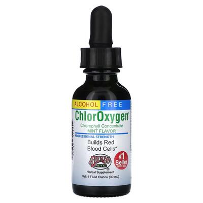 Концентрат хлорофилла Herbs Etc ChlorOxygen со вкусом мяты без спирта, 30 мл