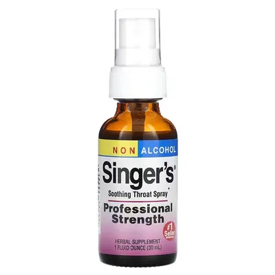 Спрей для горла заспокійливий Herbs Etc Singer's Soothing Throat Spray без спирту професійний, 30 мл