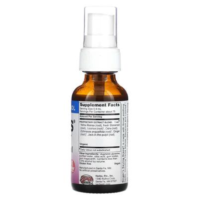 Спрей для горла успокаивающий Herbs Etc Singer's Soothing Throat Spray без спирта профессиональный, 30 мл