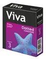 Презервативи Viva Dotted з крапками, 3 штуки