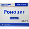 Роноцит розчин д/ін. 1000 мг/4 мл по 4 мл №5 в амп.