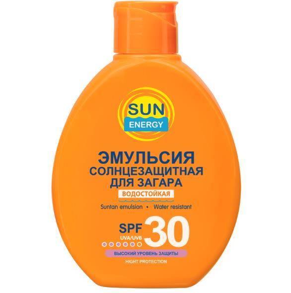 Эмульсия для загара Sun Panthenol водостойкая SPF30, 150 мл