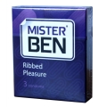 Презервативы Mister Ben ribbed pleasure Ребристые, 3 штуки