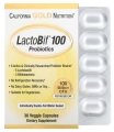 Пробиотики California Gold Nutrition LactoBif Probiotics 100 Billion, 30 веганских капсул