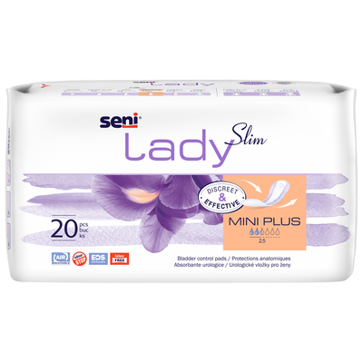 Прокладки урологічні Seni Lady Slim mini plus, 20 штук