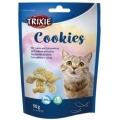Печенье для кошек Trixie 42743 Cookies с лососем и кошачьей/мятой, 50 г