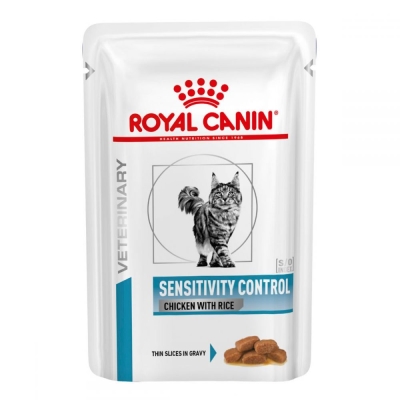 Корм вологий для кішок Royal Canin Sensitivity Control Feline дієта при харчовій алергії, курка, 85 г