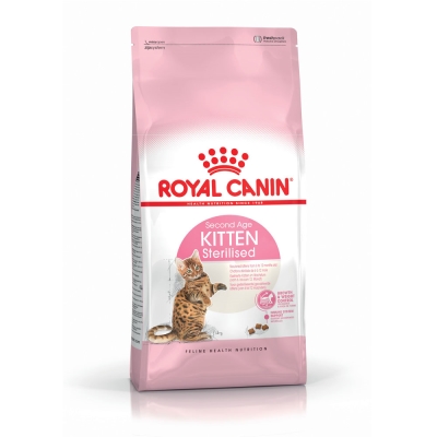 Корм сухой для стерилизованных котят Royal Canin Kitten Sterilised до 12 месяцев, 2 кг