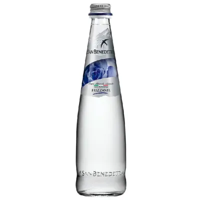 Вода мінеральна San Benedetto Frizzante газована, скляна пляшка, 0,5 л