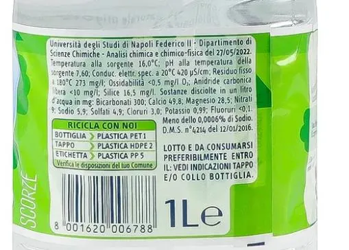 Вода мінеральна San Benedetto EcoGreen негазована, 1 л