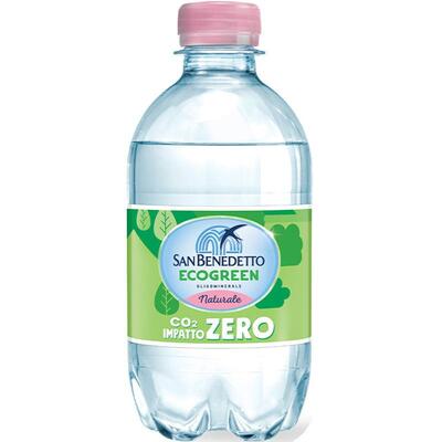 Вода минеральная San Benedetto EcoGreen негазированная, 0,33 л