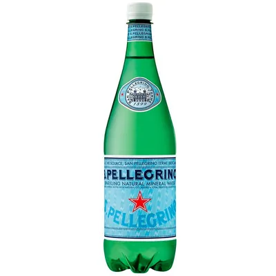 Вода мінеральна San Pellegrino газована, 1 л
