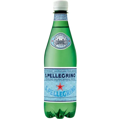 Вода мінеральна San Pellegrino газована, 0,5 л