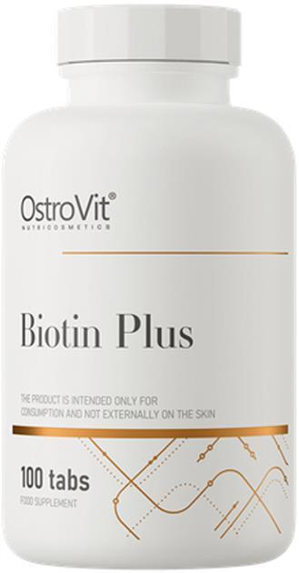 Біотин Плюс OstroVit Biotin Plus, 100 таблеток