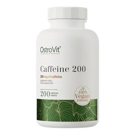 Кофеїн OstroVit Caffeine 200 мг, 200 таблеток