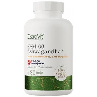 Ашваганда OstroVit KSM-66 Ashwagandha, 120 капсул