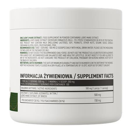 Львиная грива OstroVit Lion's Mane порошок, 50 г