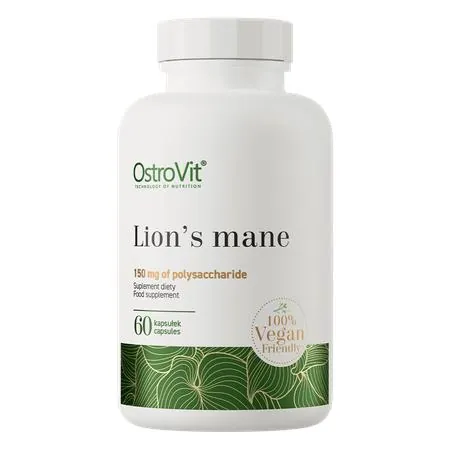 Левова грива OstroVit Lion's Mane, 60 капсул