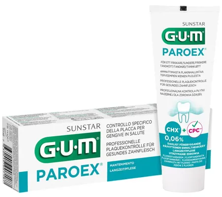 Зубна паста GUM Paroex CHX 0.06%, 75 мл