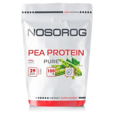 Протеїн гороховий ізолят Nosorog Pea Protein натуральний смак, 700 г