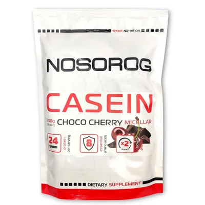 Казеїн міцелярний Nosorog Micellar Casein шоколад-вишня, 700 г