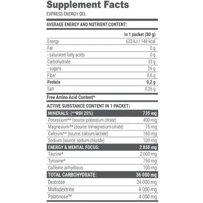 Енергетик Extrifit Express Energy лайм, 80 г