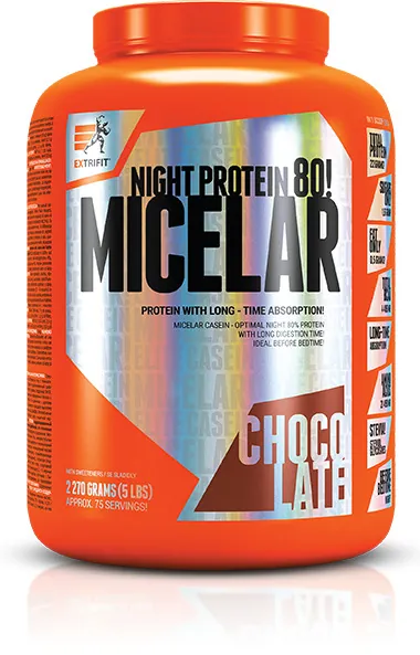 Казеїн міцелярний Extrifit Micelar Night Protein 80! шоколад, 2 кг
