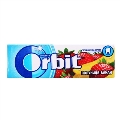 Жувальна гумка Orbit без цукру Полуниця-банан, 14 г