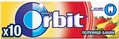 Жувальна гумка Orbit без цукру полуниця-банан, 14 г