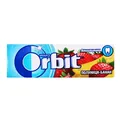 Жувальна гумка Orbit без цукру полуниця-банан, 14 г