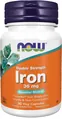 Залізо NOW Iron Double Strength 36 мг вег. капсули №30