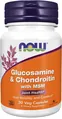 Глюкозамін та Хондроїтин з МСМ NOW Glucosamine & Chondroitin with MSM вег. капсули №30