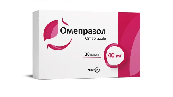 Омепразол капсули по 40 мг №30 (10х3)