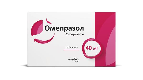 Омепразол капсули по 40 мг №30 (10х3)