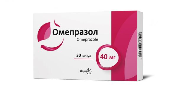 Омепразол капсули по 40 мг №30 (10х3)