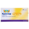 Крестор таблетки, п/плен. обол. по 5 мг №28 (14х2)