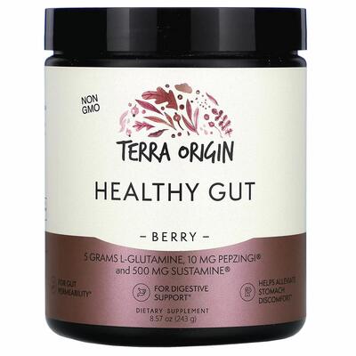 Здоровый кишечник Terra Origin Healthy Gut со вкусом ягод, 243 г