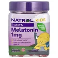 Мелатонін Natrol Kids Melatonin для дітей від 4 років ягідний смак, 90 жувальних цукерок