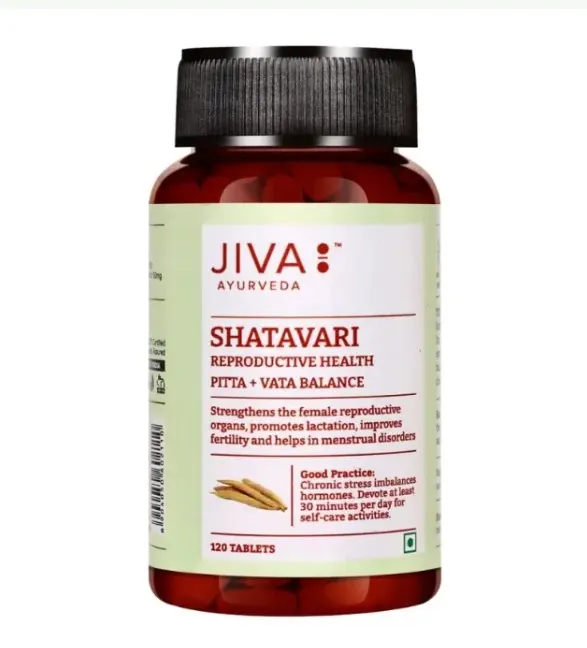 Шатаварі Jiva Ayurveda Shatavari, 120 таблеток