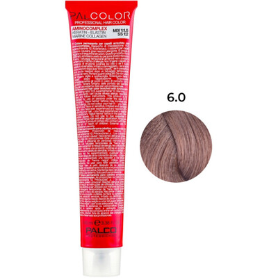 Крем-краска для волос Palco Professional Color № 6.0 блонд тёмный, 100 мл