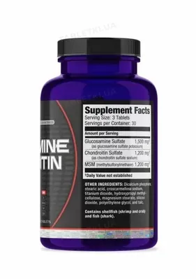 Комплекс для суглобів Ultimate Nutrition Glucosamine & Chondroitin & MSM, 90 таблеток