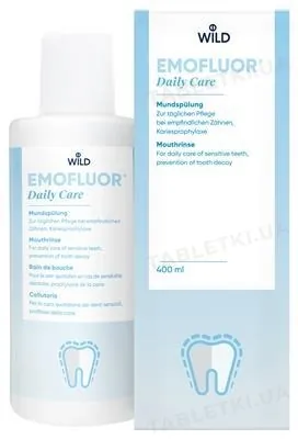Ополіскувач для порожнини рота Dr.Wild Emofluor Daily Care, 400 мл
