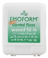 Зубная нить Dr. Wild Emoform вощеная, с фторидом и мятой, 50 м