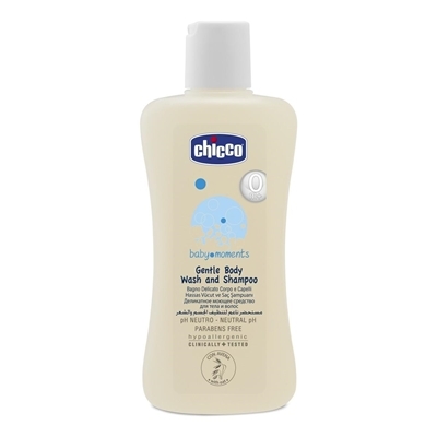 Шампунь детский Chicco Baby Moments для волос и тела (02844.10), 200 мл