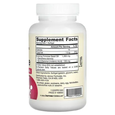Примула вечірня Jarrow Formulas Evening Primrose капсули по 1300 мг №60